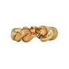 Vintage Italian 18k Gold High Polish and Florentine Finish Link Bracelet +Montreal Estate Jewelers