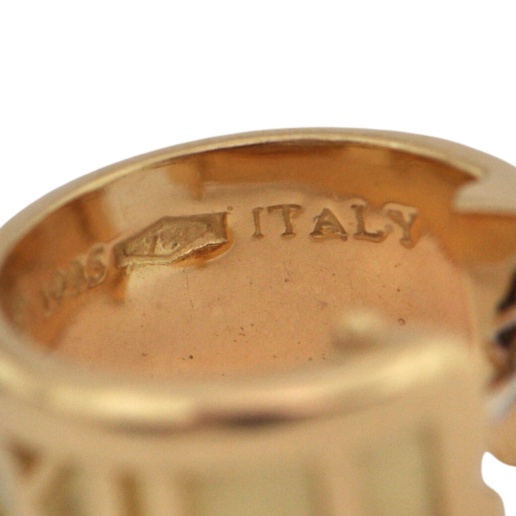 Estate Tiffany & Co. 18k Yellow Gold Atlas Collection Huggie Earrings Dated 1995 + Montreal Estate Jewelers