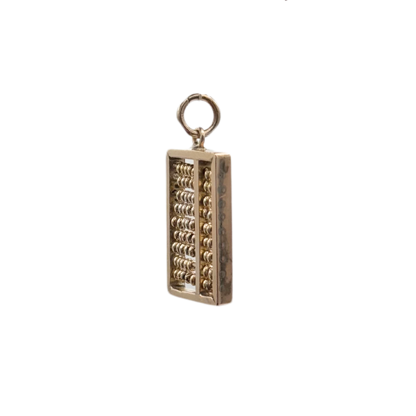 Vintage 14K Rose Gold Abacus Charm-2