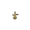 Lovely vintage 14k yellow gold rotary windmill charm with moving sails.