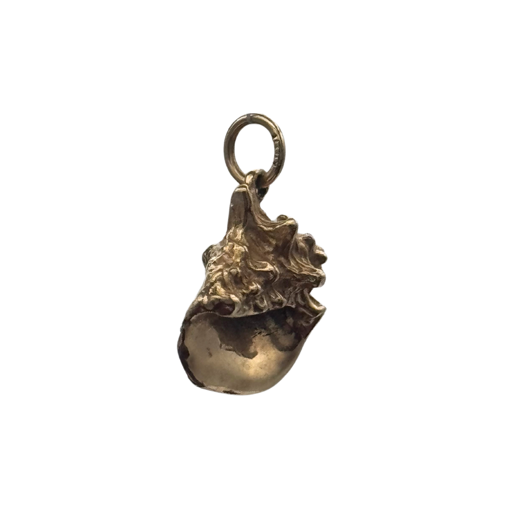 Vintage 14k Yellow Gold Seashell Charm