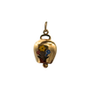 Vintage 18K Yellow Gold Cowbell Charm 