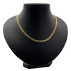 Vintage 18k Yellow Gold Hollow Curb Chain