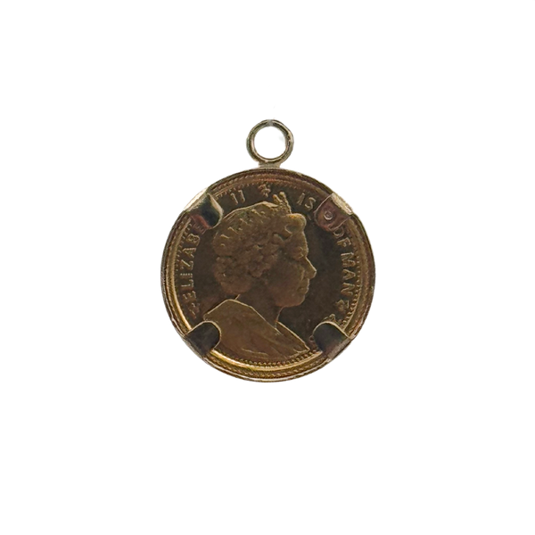 Vintage 24K Gold Isle of Man Cat Coin