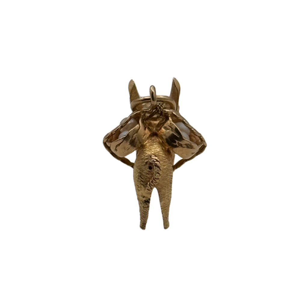 Vintage 800 Solid Donkey Caravan Charm