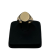 Vintage Birks Signet Ring 12mm x 9mm in 14k yellow gold - daisy exclusive jewellers