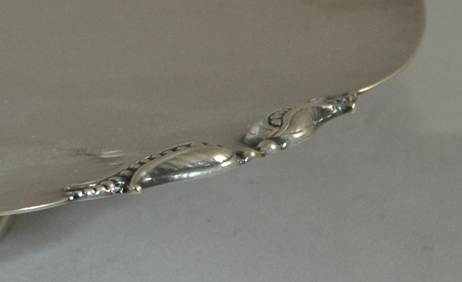 Vintage Carl Poul Petersen Sterling Silver Tray - Westmount, Montreal - Daisy Exclusive