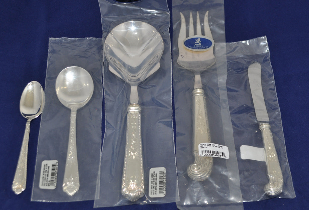 Henry Birks and Sons George II Engraved silverware - Westmount, Montreal - Daisy Exclusive