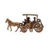 Vintage 14K Two-Toned English Horse Drawn Carriage Charm + Montreal Estate Jewelers