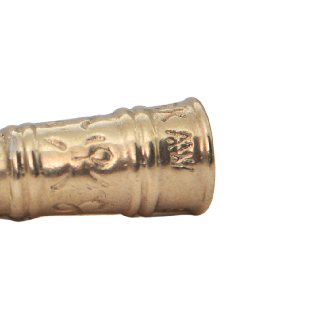 Vintage 14K Yellow Gold Golden Horn of Gallehus Charm + Montreal Estate Jewelers