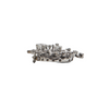 Vintage Retro Floral 1.22ct Diamond 18k Gold Clasp + Montreal Estate Jewelers