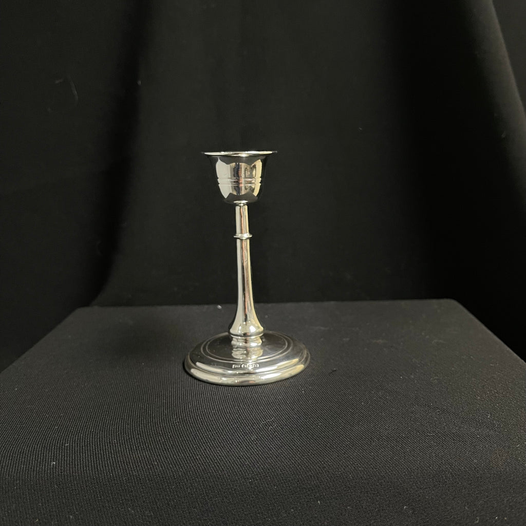 Walker & Hall (Sheffield) Sterling Silver Candlesticks 1917 (Set of 2) + Montreal Estate Jewelers