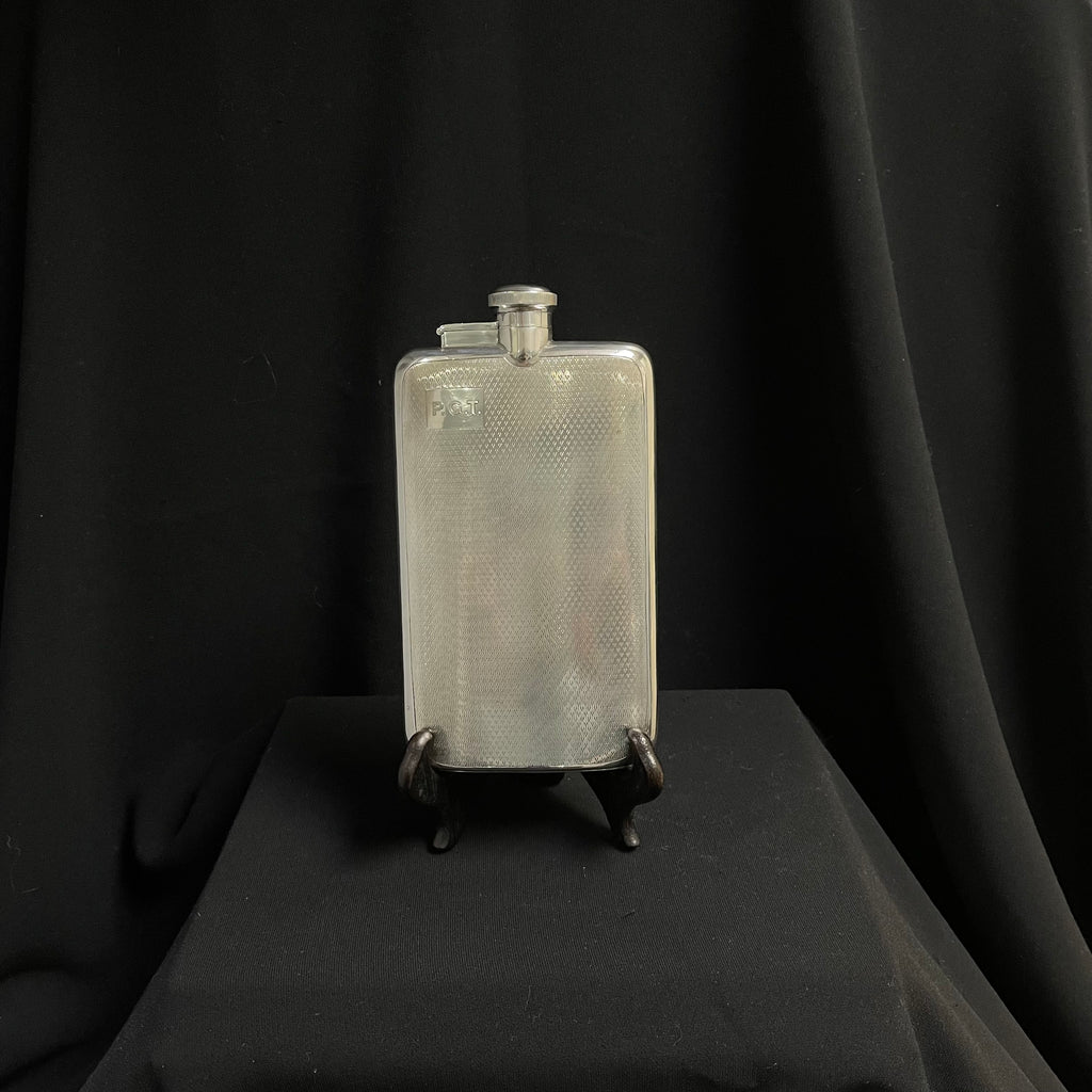 James Dixon & Sons (Sheffield) Sterling Silver Hip Flask 1928 + Montreal Estate Jewelers