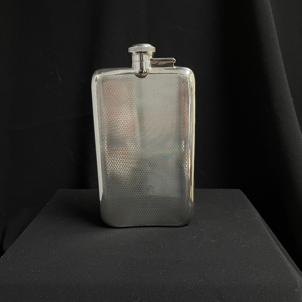 James Dixon & Sons (Sheffield) Sterling Silver Hip Flask 1928 + Montreal Estate Jewelers