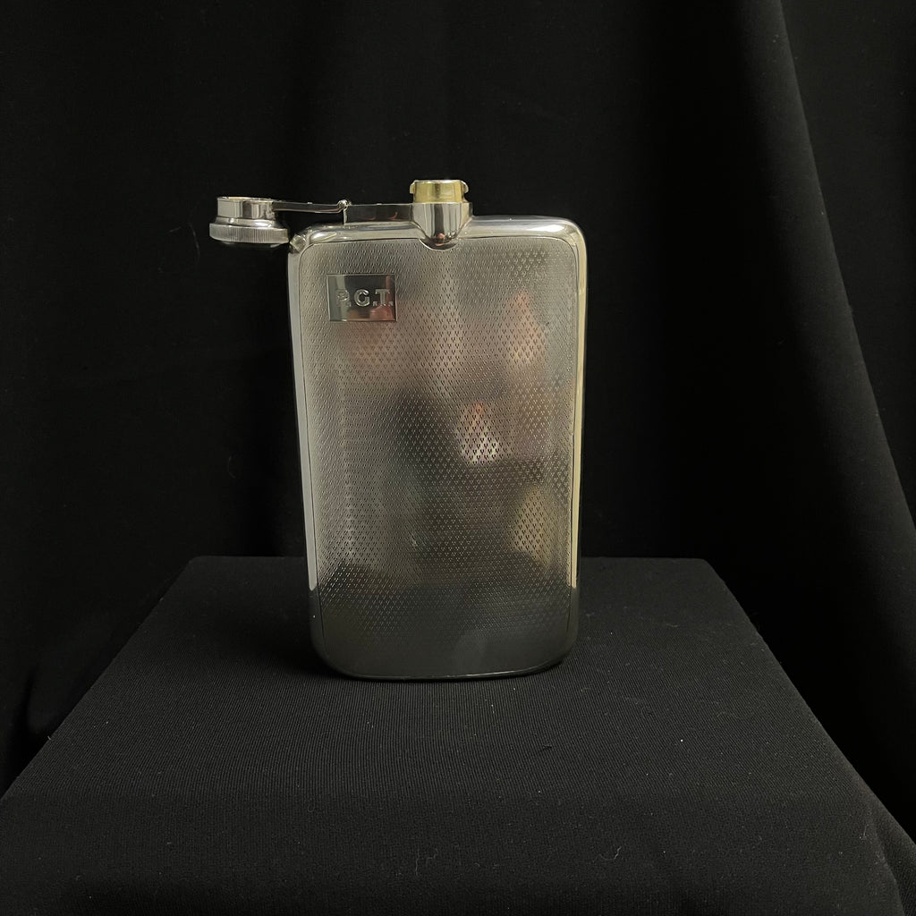James Dixon & Sons (Sheffield) Sterling Silver Hip Flask 1928 + Montreal Estate Jewelers