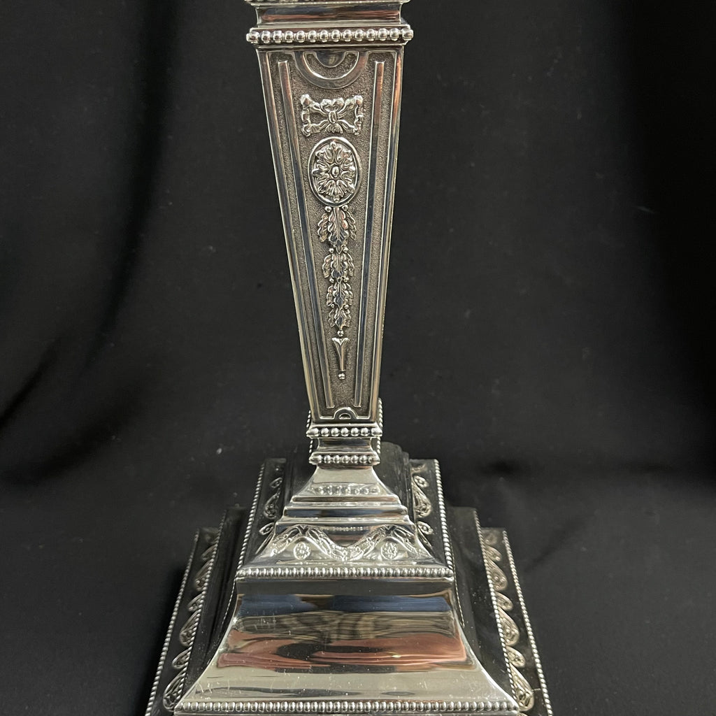 Ornate Sterling Silver Candlesticks (Set of 2) + Montreal Estate Jewelers