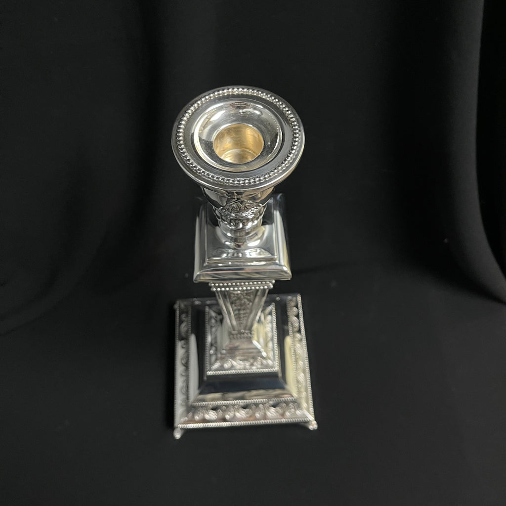 Ornate Sterling Silver Candlesticks (Set of 2) + Montreal Estate Jewelers