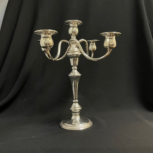 Preisner (American) Sterling Silver Candelabras (Set of 2) + Montreal Estate Jewelers