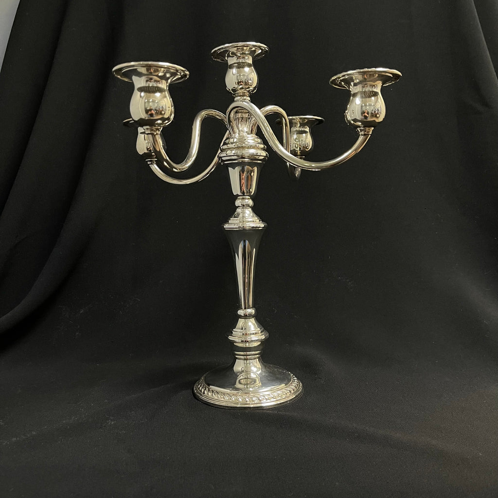Preisner (American) Sterling Silver Candelabras (Set of 2) + Montreal Estate Jewelers