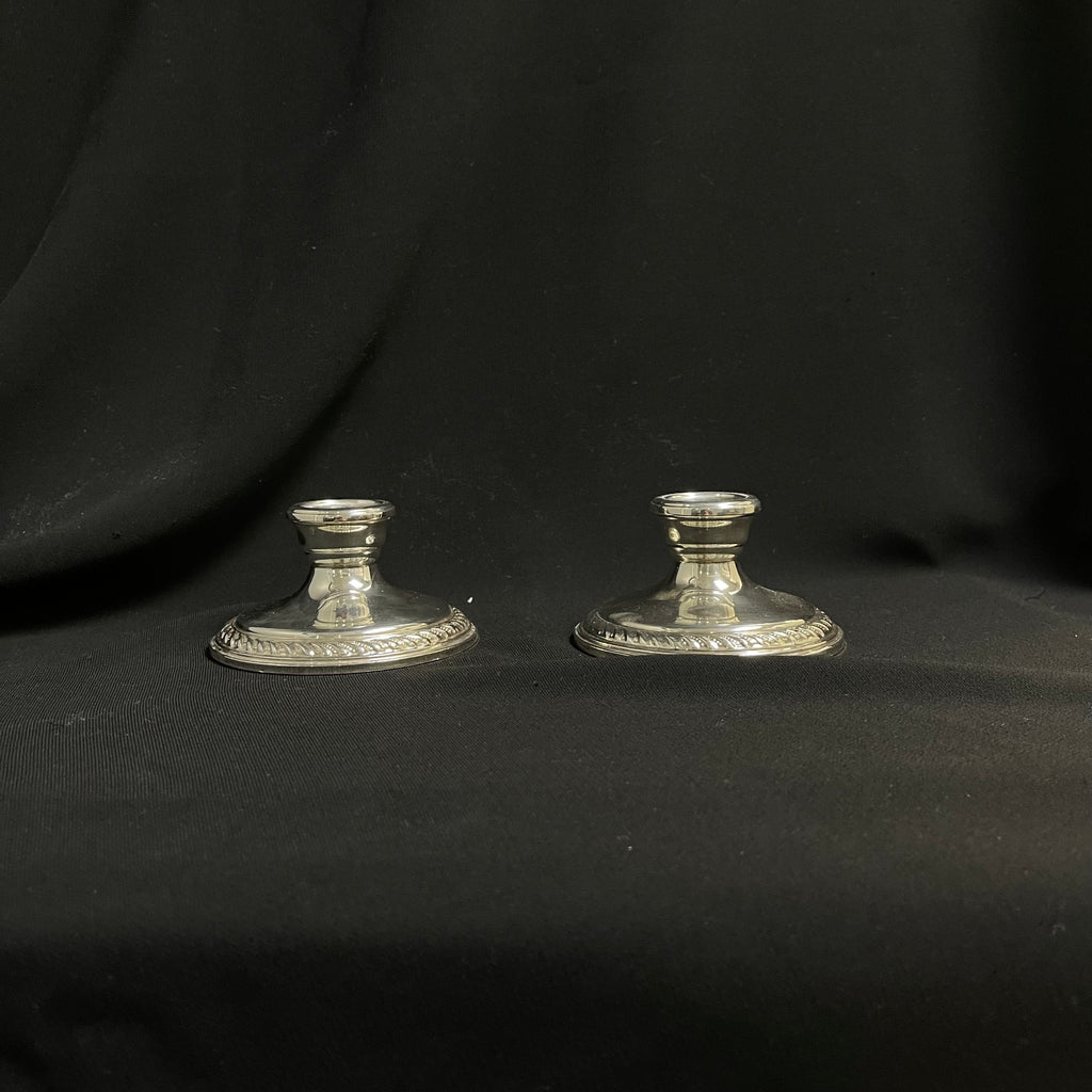 Preisner (American) Sterling Silver Candelabras (Set of 2) + Montreal Estate Jewelers