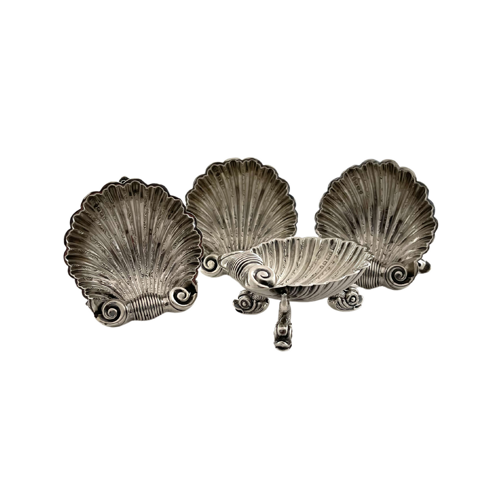 Antique Henry Alston Sterling Silver Nut/Bon Bon Dishes (Set of 4) + Montreal Estate Jewelers